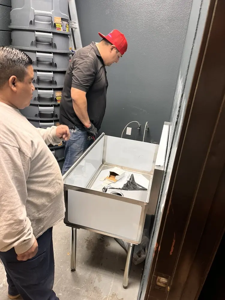 Commercial plumbing and sink installation in Westside-Sunkist Grove